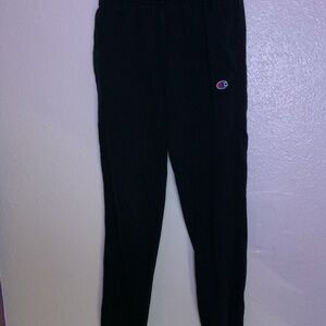 Champion Black Joggers with Tapered Fit